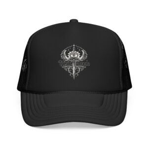 Gothic Sword Crest Trucker Hat