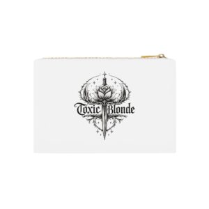 Toxic Blonde Cosmetic Bag — Gothic Rose Makeup Pouch